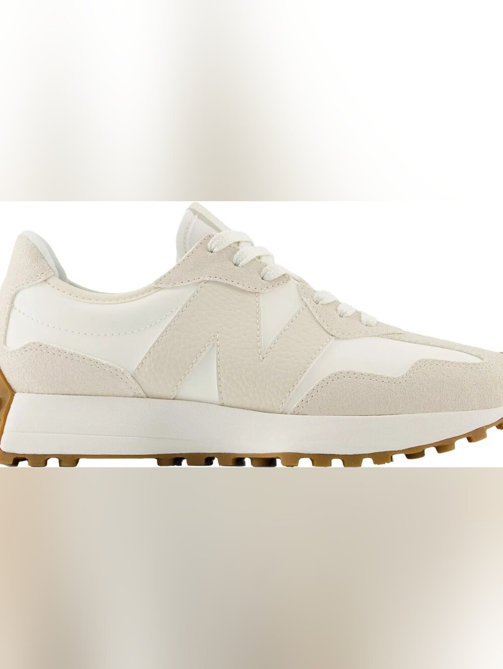 New Balance WS327LA  White /Moonbeam Gum Women's Comfort Athletic Shoes